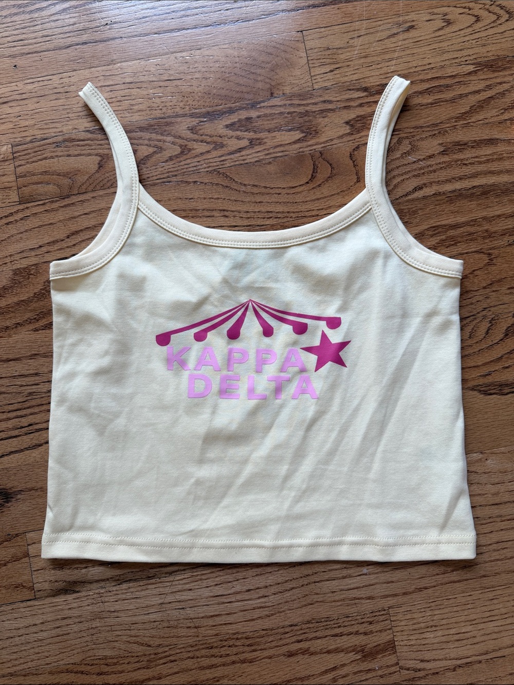 NWOT Kappa Delta Cropped Tank